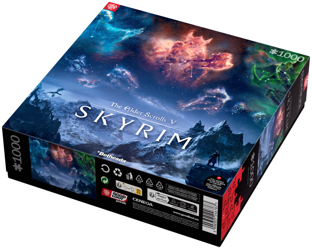 Gaming Puzzle: The Elder Scrolls V: Skyrim Puzzle 1000 elementów